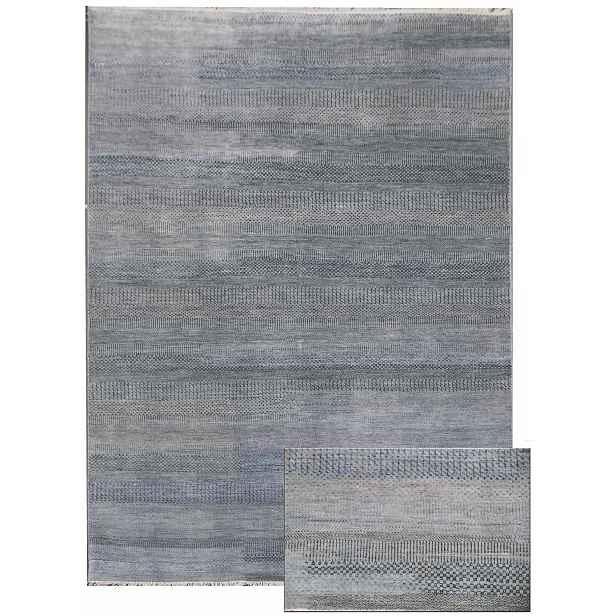 Ručně vázaný kusový koberec Diamond DC-MCN Silver/light blue, 180x275, šedá, chodba / předsíň, Diamond Carpets India