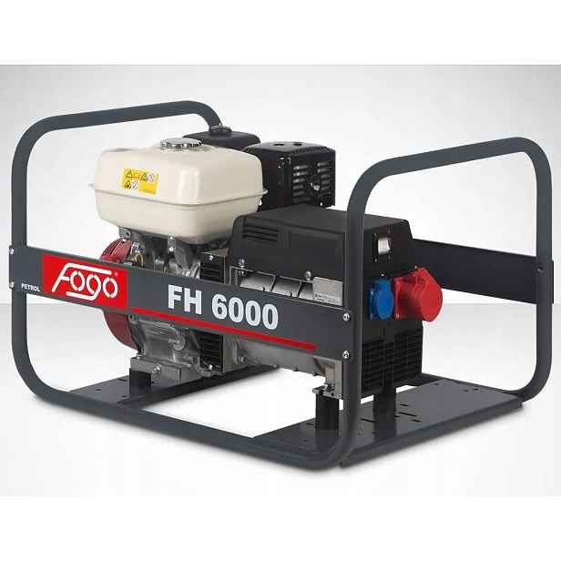 Přenosný třífázový generátor Fogo FH6000 benzín