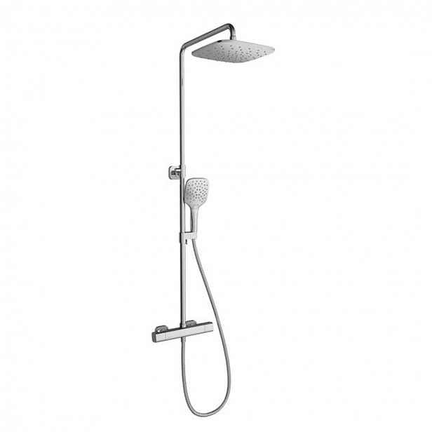Ravak 10° Free - Sprchový set TD F 091.00/150 s termostatem, 25 cm, chrom X070141