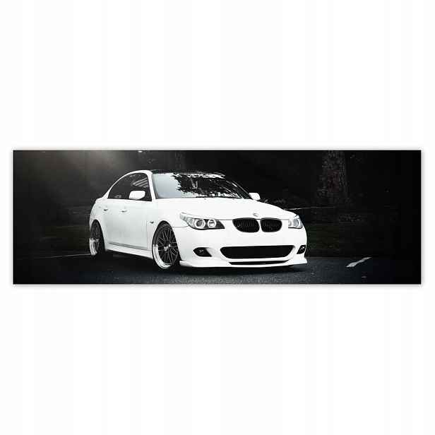 Plakáty 200x66 Bílé Bmw Šedé Auto