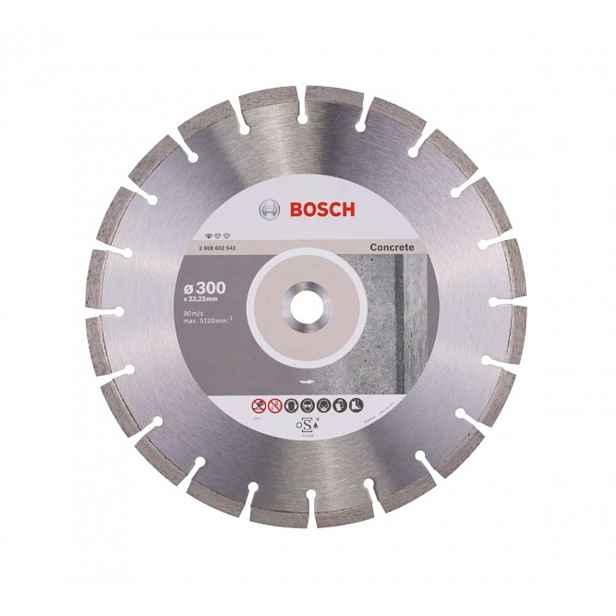 Bosch - Diamantový řezný kotouč na beton 300x22,23 mm 2608602542