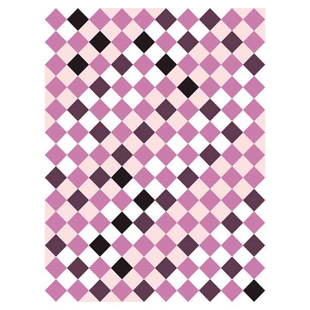 Fototapeta Fialové Romby Geometrie Abstrakce Vzor 206x275 lepidlo