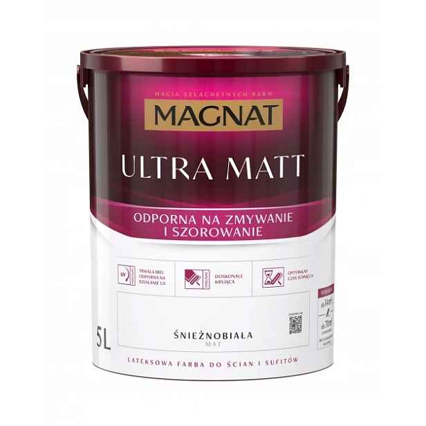 Magnat Ultra Matt barva Bílá Mat 5L