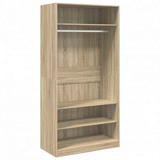 vidaXL Šatní skříň dub sonoma 100 x 50 x 200 cm kompozitní dřevo