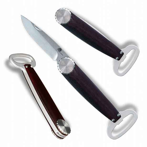 Zavírací nůž a otvírák lahví Dellinger Pivson DC53 70 mm
