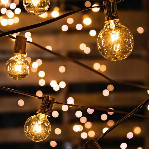 Venkovní voděodolná zahradní Led girlanda 15M 50+2 G40