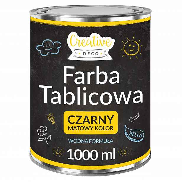 Barva pro psaní křídou na nábytek ze dřeva 1000 ml