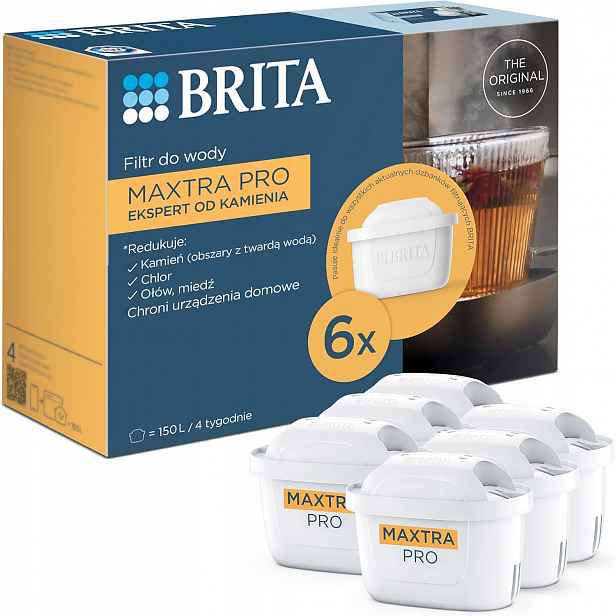 Filtrační vložky do vody Maxtra Pro Hard Water 6 Ks tvrdé vody