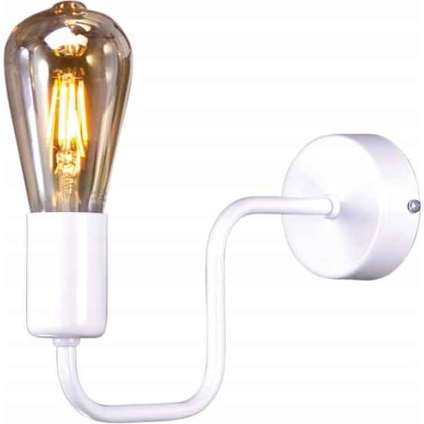 Industriální nástěnné svítidlo Kaja Led, bílé, Peka K-4043 60W