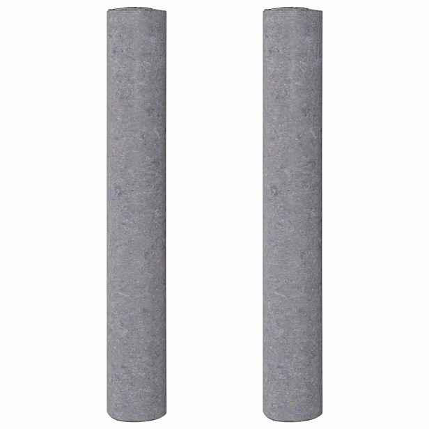 vidaXL Protiskluzové malířské rouno 2 ks 10 m 280 g/m² šedé