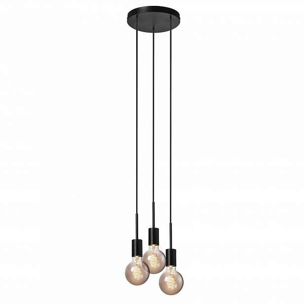 Závěsná stropní lampa Černá 3xE27 Regulace výšky Paco Nordlux