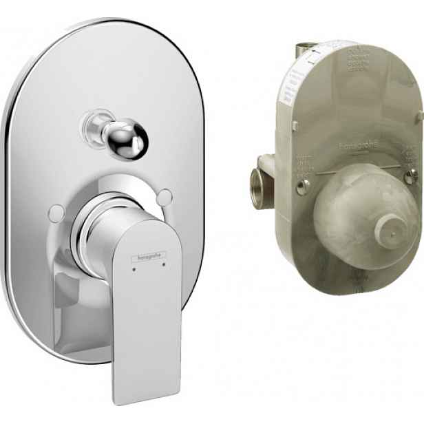 Vanová baterie Hansgrohe Rebris E včetně podomítkového tělesa chrom 72458000