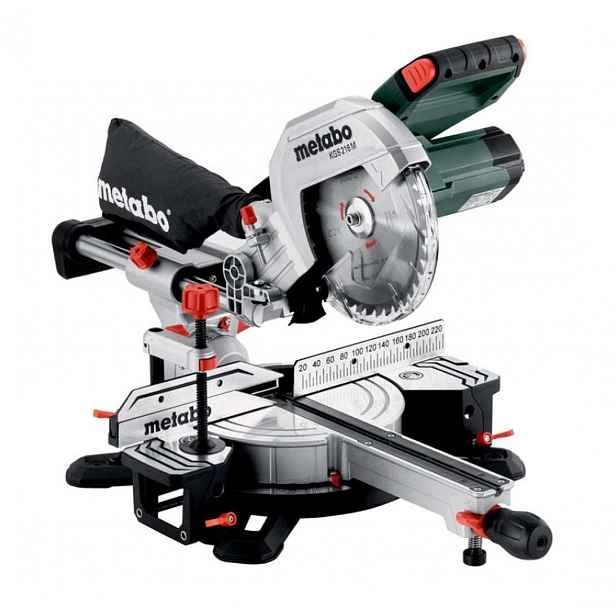 Metabo - Kapovací a pokosová pila 216 mm, 1200 W, s pojezdem 613216000