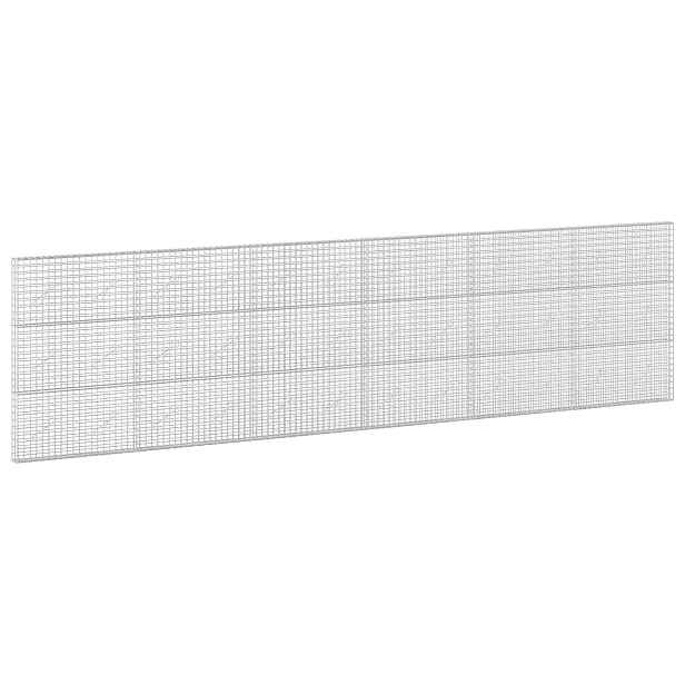 vidaXL Gabion s drátem 5 mm a síťkou 5x5 cm 600x10x150 cm