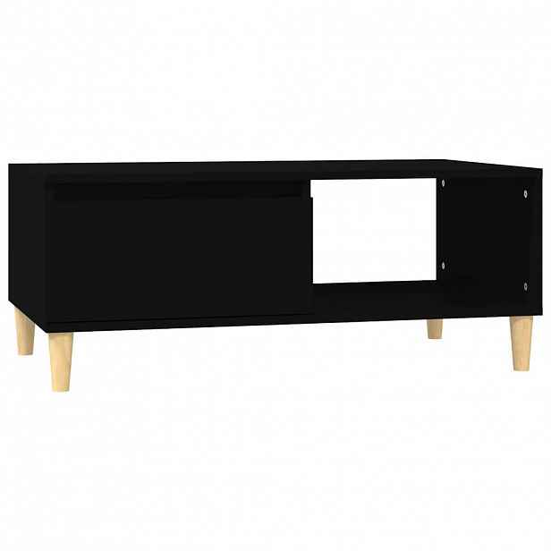 vidaXL Konferenční stolek černý 90x50x36,5 cm kompozitní dřevo