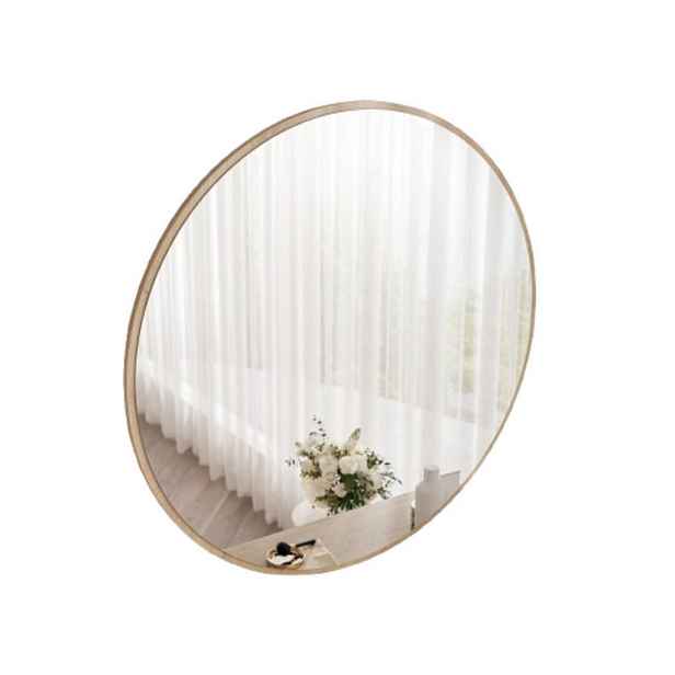 Idohome NÁSTĚNNÉ ZRCADLO OVALINE 100 cm, dub Cremona