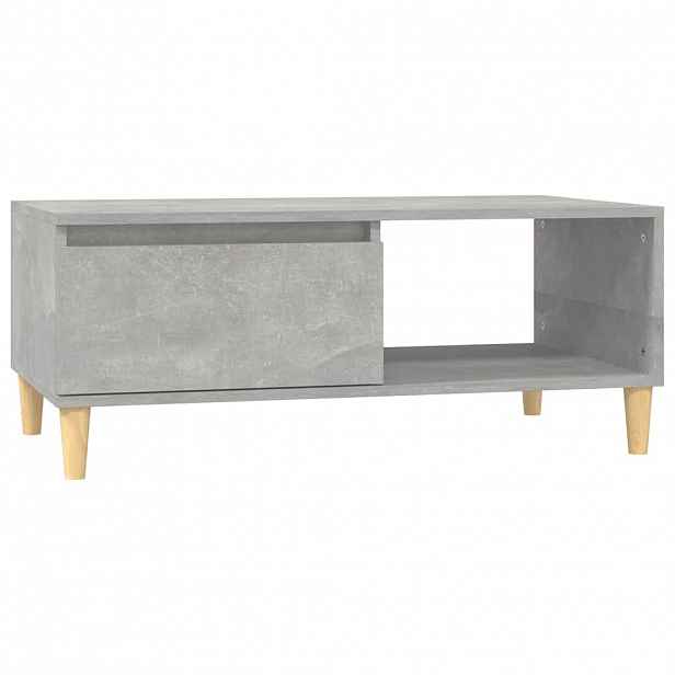 vidaXL Konferenční stolek betonově šedý 90x50x36,5 cm kompozitní dřevo