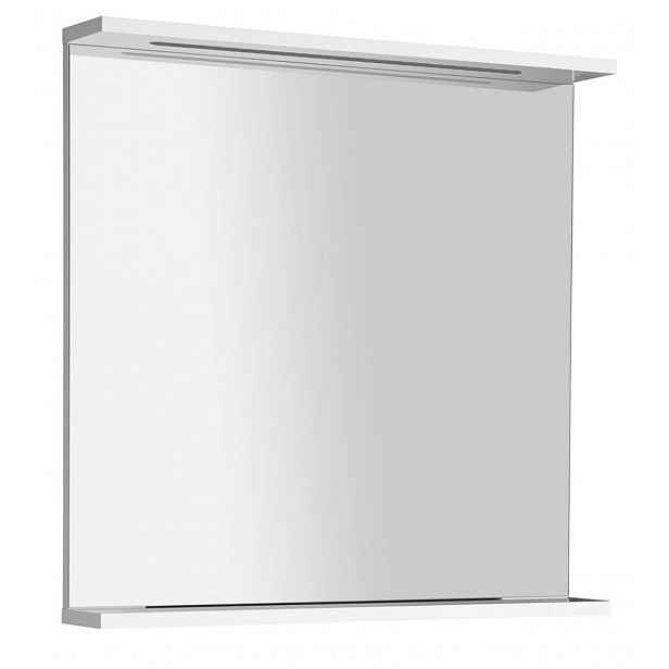 Aqualine Korin - Zrcadlo s LED osvětlením, 70x70 cm, bílá KO380S