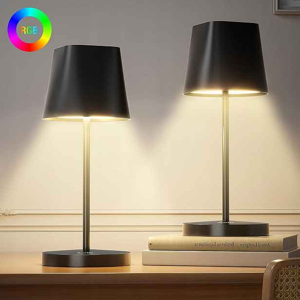 Bezdrátové stolní Led lampy Dotykové Sada 2 kusů 24,5 cm