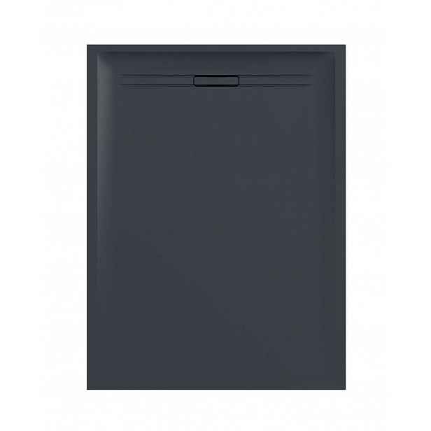 Geberit Sestra - Sprchová vanička 120x80 cm, grafit 550.274.00.2