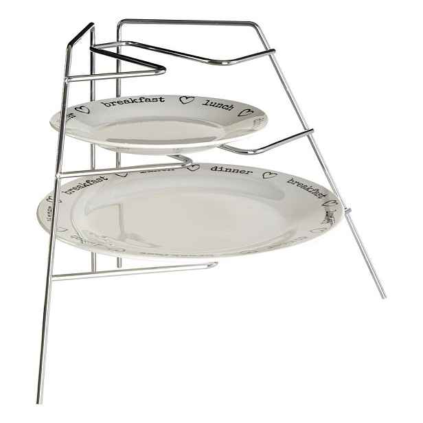 Kovová přídavná polička ve stříbrné barvě 37x25 cm Wallis – Premier Housewares