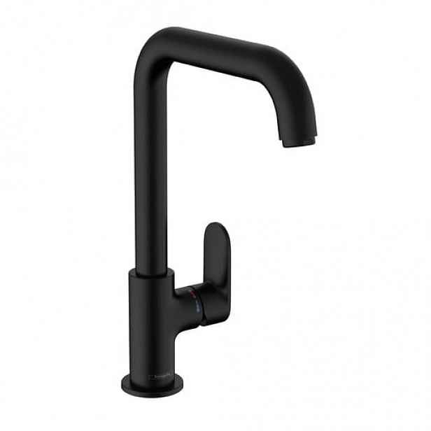 Hansgrohe Vernis Blend dřezová baterie s otočným ramínkem matná černá 71857670