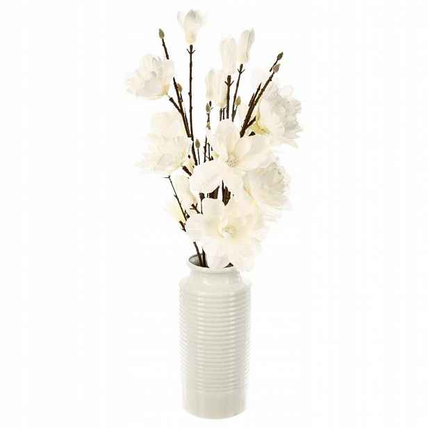 Magnolie Bílá Kvetoucí Větvičky Ve Váze 75 cm
