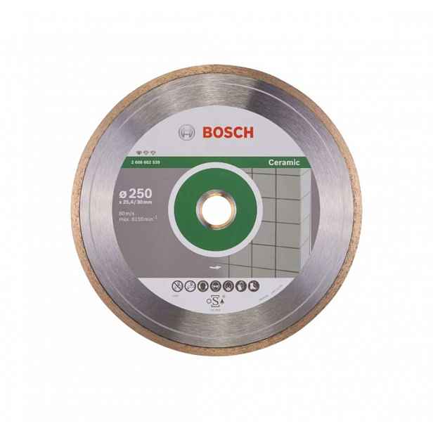 Bosch - Diamantový řezný kotouč na dlaždice a obklady 250x30/25,4 mm 2608602539