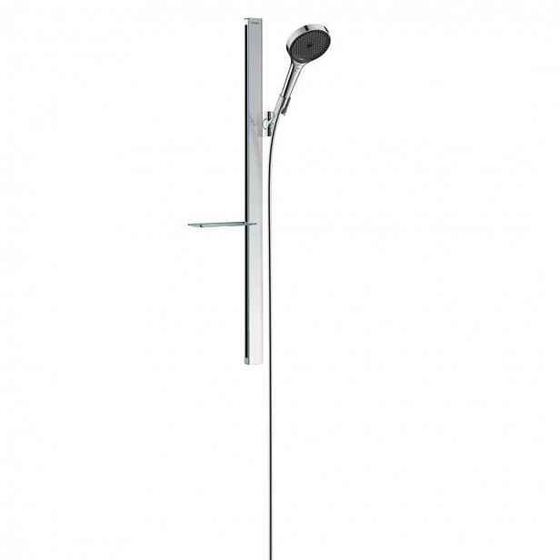 Hansgrohe Rainfinity - Sada sprchové hlavice 130, 3jet, tyče 90 cm a hadice, EcoSmart, chrom 27672000