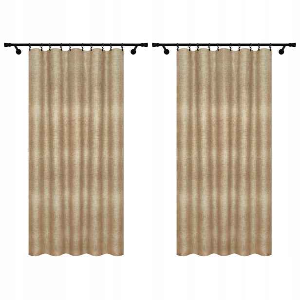 Záclony Na Žabky Agrafky Tunel 140 x 240 cm Komplet 2 Ks Záclony Do Obývacího Pokoje