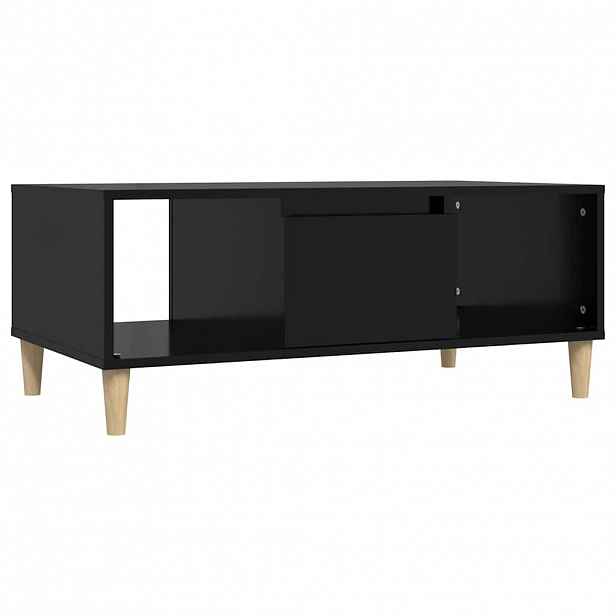 vidaXL Konferenční stolek černý 90x50x36,5 cm kompozitní dřevo