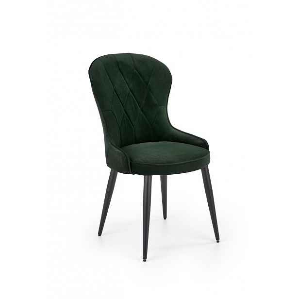 Jídelní židle Halmar Tmavě zelená