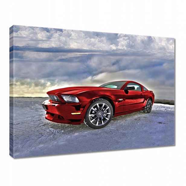 Obraz 80x60 Červený Ford Mustang