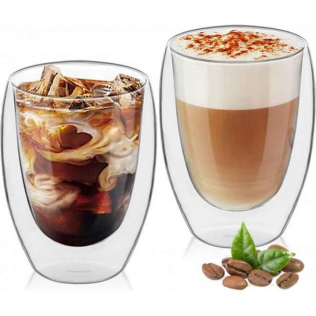 Sklenice Na Latte 2 Díly 350 ML Dvojité