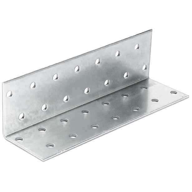 Tesařský spojovací montážní úhelník 40x40x140 x 2 mm KM19 50 Ks
