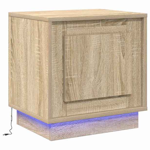 vidaXL Noční skříňka Sonoma dub 44 x 34,5 x 45 cm Kompozitní dřevo