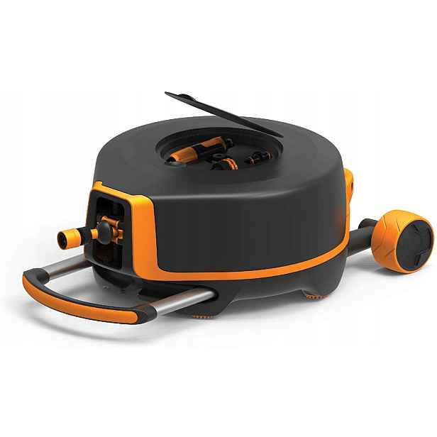 Naviják na zahradní hadici Fiskars XL hadice 20 m Automatický buben