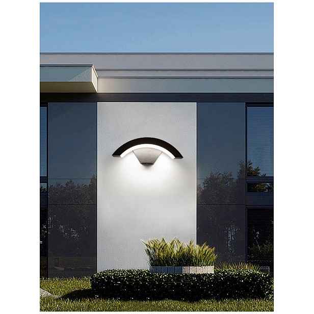Lampa zahradní fasádní venkovní nástěnné svítidlo Led 18W Hydroizolace IP65