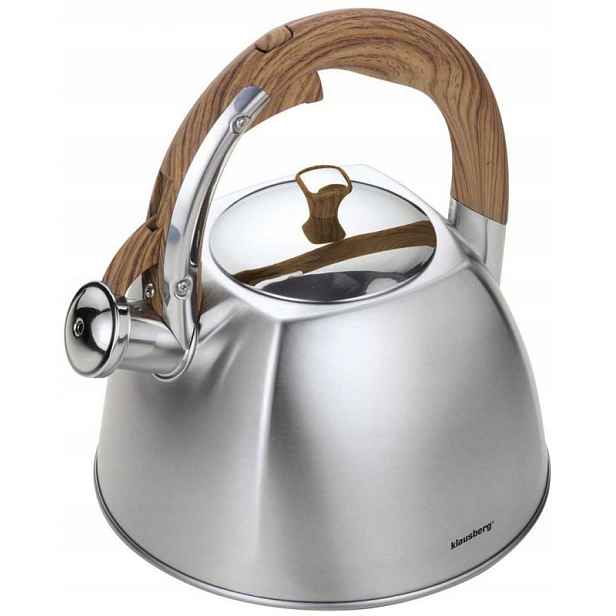 Klausberg Konvice S Píšťalkou 3L KB7193 Nerezová Ocel Ergonomická Rukojeť