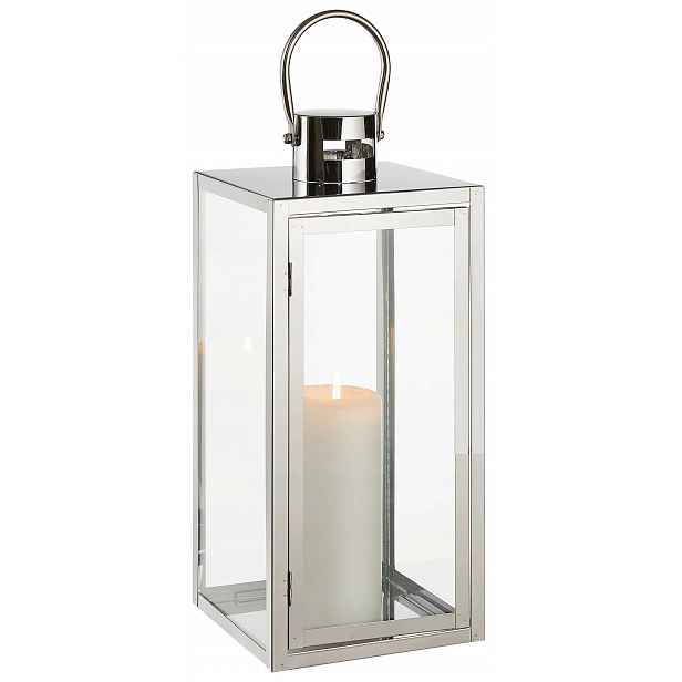 Lucerna Glamour lucerna 63 cm stříbrná z nerezové oceli