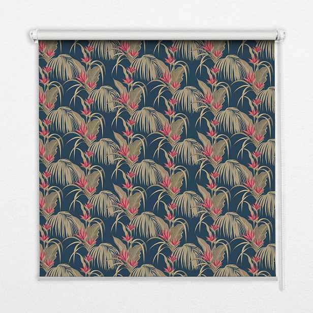 TULUP VNITŘNÍ roleta - okenní roleta - roleta - 70x140 cm - Zajímavé rostliny