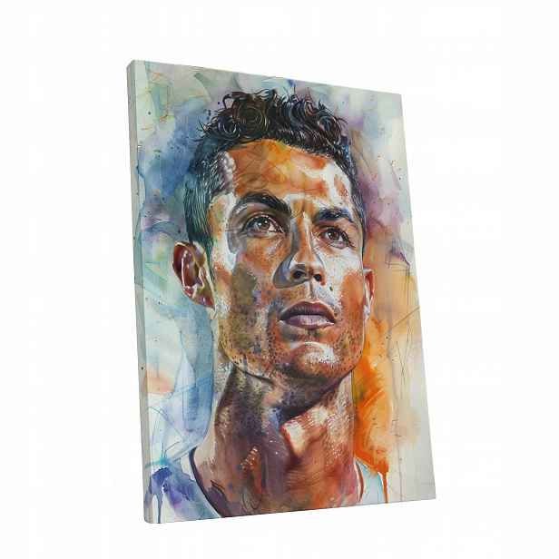 Obraz na plátně Cristiano Ronaldo CR7 do domu obývacího pokoje dárek 75x100