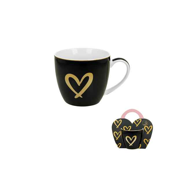DUO - Hrnek 460ml Big GOLD HEART
