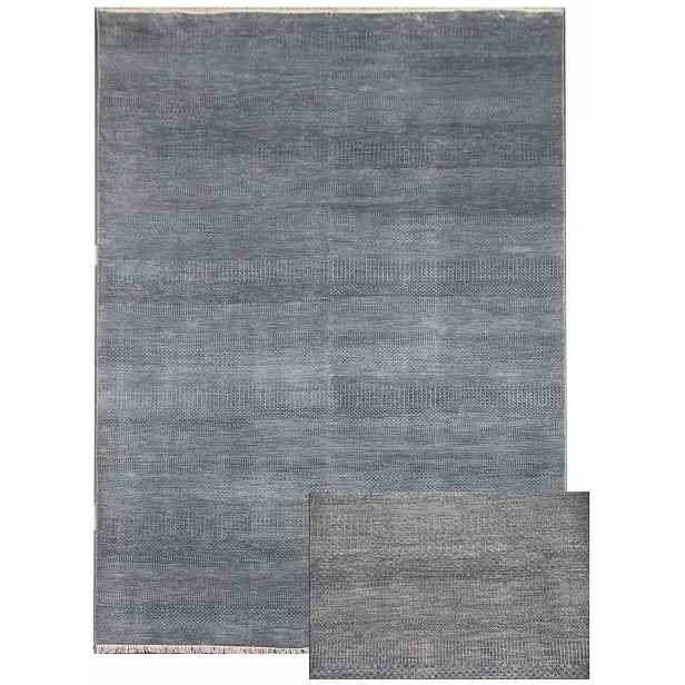 Ručně vázaný kusový koberec Diamond DC-MCN Light grey/blue, 275x365, modrá, chodba / předsíň, Diamond Carpets India