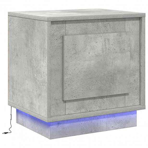 vidaXL Noční skříňka Betonově šedá 44 x 34,5 x 45 cm Kompozitní dřevo