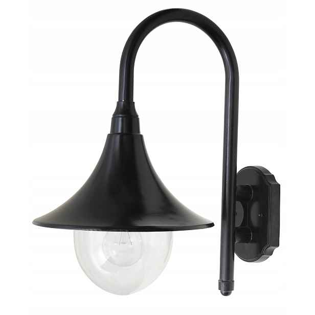 Zahradní Led svítidlo Fasádní nástěnné svítidlo E27 Černé