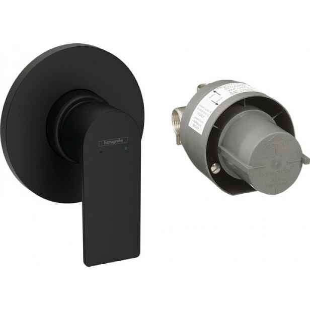 Sprchová baterie Hansgrohe Rebris E včetně podomítkového tělesa matná černá 72658670