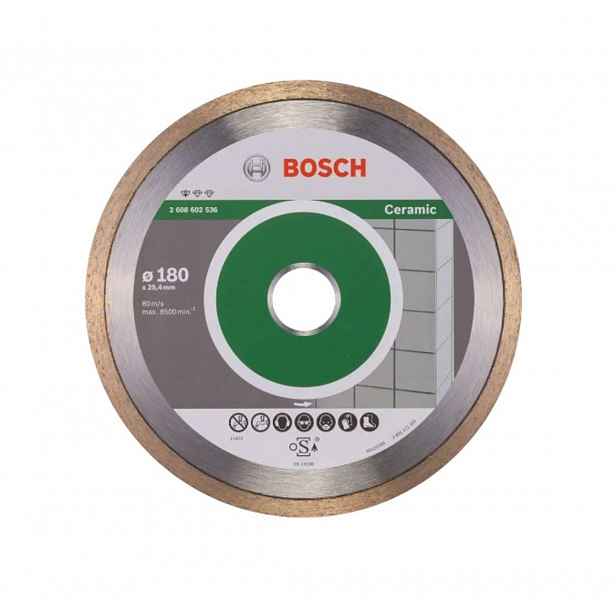 Bosch - Diamantový řezný kotouč na dlaždice a obklady 180x25,4 mm 2608602536