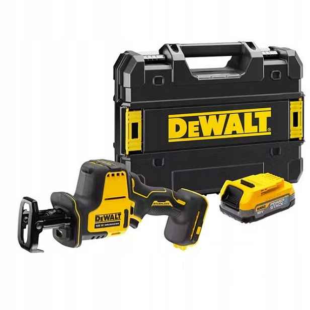 DeWalt DCS369E1T aku pila ocaska 18V/1*1,7Ah bez nabíječky, Powerstack, 0-2