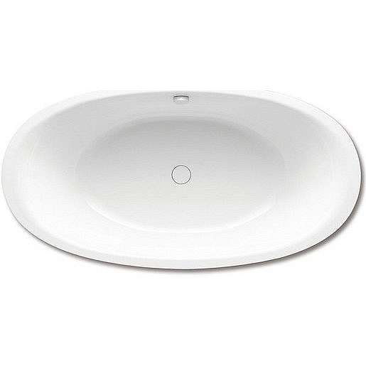 Oválná vana Kaldewei Ellipso Duo Oval 190x100 cm smaltovaná ocel Perl-effekt,Antislip alpská bílá 286230003001